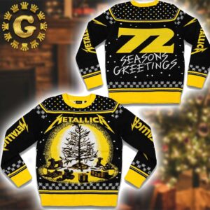 Metallica 72 Seasons Greetings Knitted Pattern Classic Gift For Fans Christmas Ugly Sweater