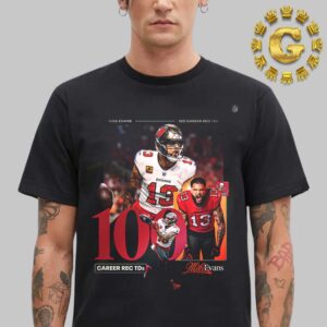 Mike Evans From Tampa Bay Buccaneers Reach 100 Career Rec TDs NFL Unisex T-Shirt