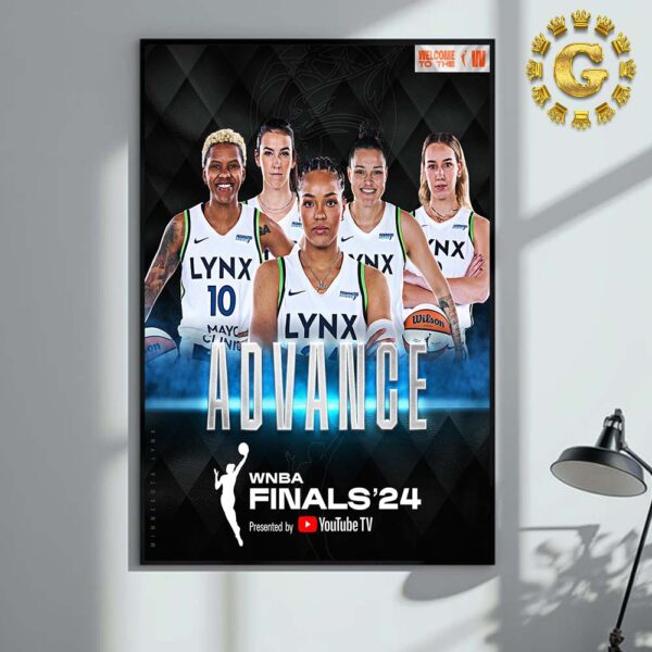 Minnesota Lynx Advance WNBA Finals 2024 Home Decor Poster Canvas