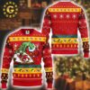 NFL Kansas City Chiefs Wreath Xmas 2024 Holiday Gift Ugly Christmas Sweater