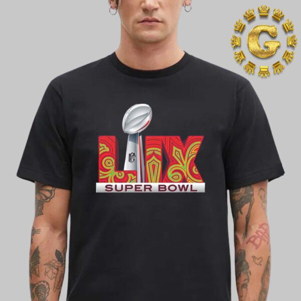 NFL Super Bowl LIX 2025 Official Logo New Orleans Louisiana Unisex T-Shirt