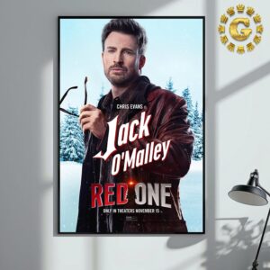 New Character Jack O Malley Poster For Red One Only In Theaters November 15 2024 Home Decor Poster Canvas