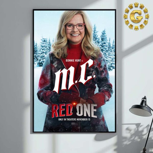 New Poster Bonnie Hunt As Mrs Claus For Red One Only In Theaters November 15 2024 Home Decor Poster Canvas