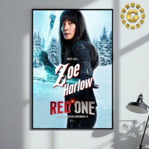 New Poster Character Zoe Harlow For Red One Only In Theaters November 15 2024 Home Decor Poster Canvas