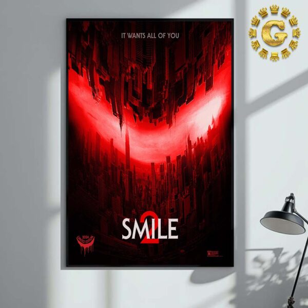 New Poster From Smile 2 Limited Edition In Theaters On October 18 2024 Home Decor Poster Canvas