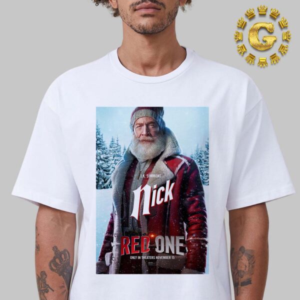 New Poster JK Simmons As Santa Claus For Red One Only In Theaters November 15 2024 Unisex T-Shirt