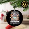 New York Liberty 2024 WNBA Finals Champions Hometown Holiday Xmas Gift Christmas Tree Decorations Ceramic Ornament