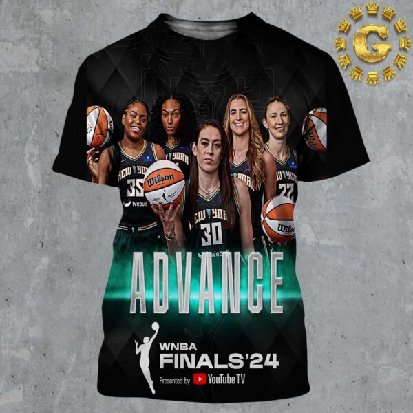 New York Liberty Advance WNBA Finals 2024 All Over Print Shirt