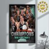 WSLAM New York Liberty Is The Champions 2024 WNBA Home Decor Poster Canvas