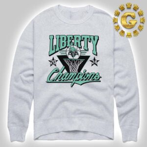 New York Liberty Homage Ash 2024 WNBA Finals Champions Tri Blend Pullover Unisex Sweater Shirt