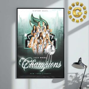 New York Liberty Is 2024 WNBA Champions Home Decor Poster Canvas