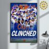 Congrats To Mark Vientos And The New York Mets On Earning A Spot In The MLB 2024 Playoffs Home Decor Poster Canvas