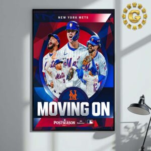 New York Mets Moving On MLB Postseason 2024 Home Decor Poster Canvas