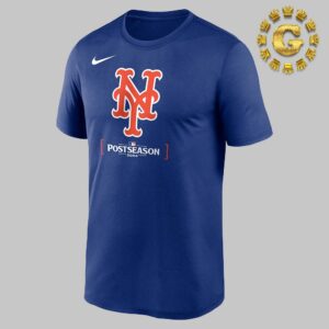 New York Mets Nike Royal 2024 MLB Postseason Authentic Collection Legend Unisex T-Shirt