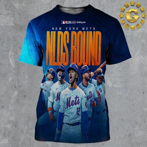 New York Mets On To The Next One NLDS Bound 2024 MLB All Over Print Shirt