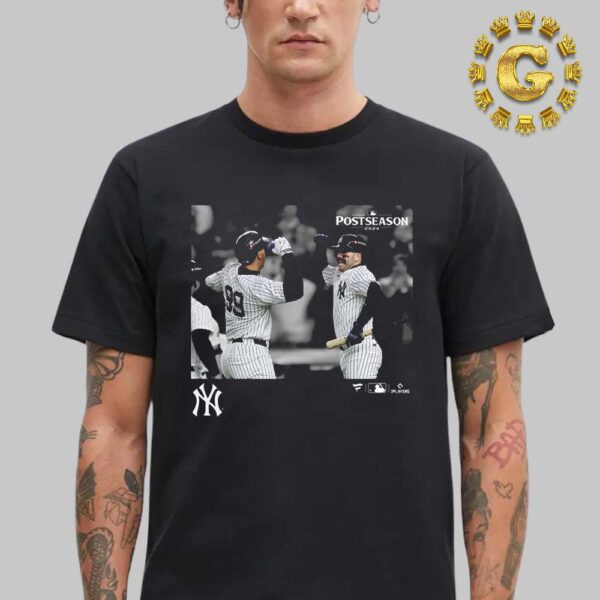 New York Yankees Black 2024 MLB Postseason Moments Unisex T-Shirt