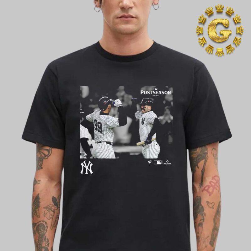 New York Yankees Black 2024 MLB Postseason Moments Unisex T Shirt