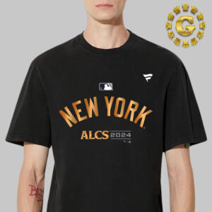 New York Yankees Fanatics Black 2024 American League Division Series Champions Locker Room Unisex T-Shirt