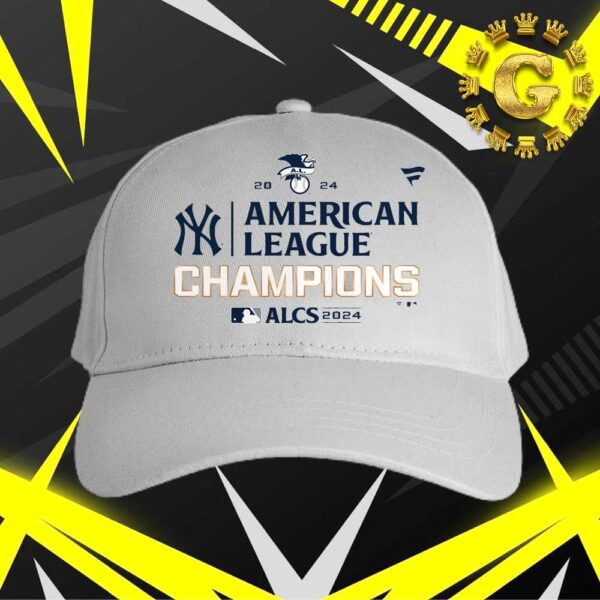 New York Yankees Fanatics Heather 2024 American League Champions Locker Room Classic Cap Hat Snapback