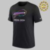 Nike Miami Dolphins Crucial Catch 2024 Black Unisex T-Shirt