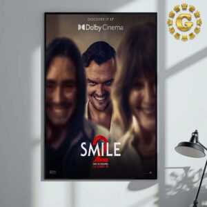 Official Dolby Cinema Poster For Smile 2 Only In Theatres October 18 2024 Home Decor Poster Canvas