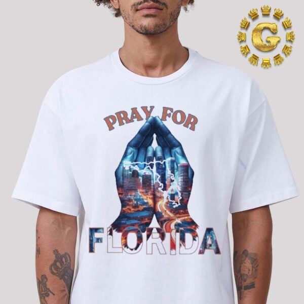 Official Hurricane Milton 2024 Pray For Flordia Unisex T-Shirt