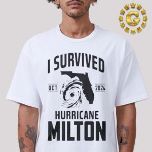 Official I Survived Hurricane Milton Octorber 2024 Unisex T-Shirt