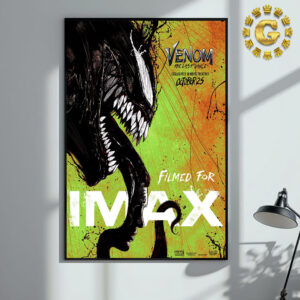 Official Imax Poster For Venom The Last Dance Exclusively In Movie Theatres October 25 2024 Home Decor Poster Canvas