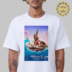 Official Poster For Moana 2 Disnef Only In Theaters November 27 2024 Unisex T-Shirt