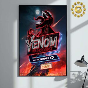 Official Poster For Venom The Last Dance See It In Cinemark XD Exclusively In Move Theatres October 25 Home Decor Poster Canvas