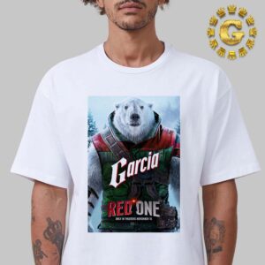 Official Poster Reinaldo Faberlle Voices Agent Garcia For Red One Only In Theaters November 15 2024 Unisex T-Shirt