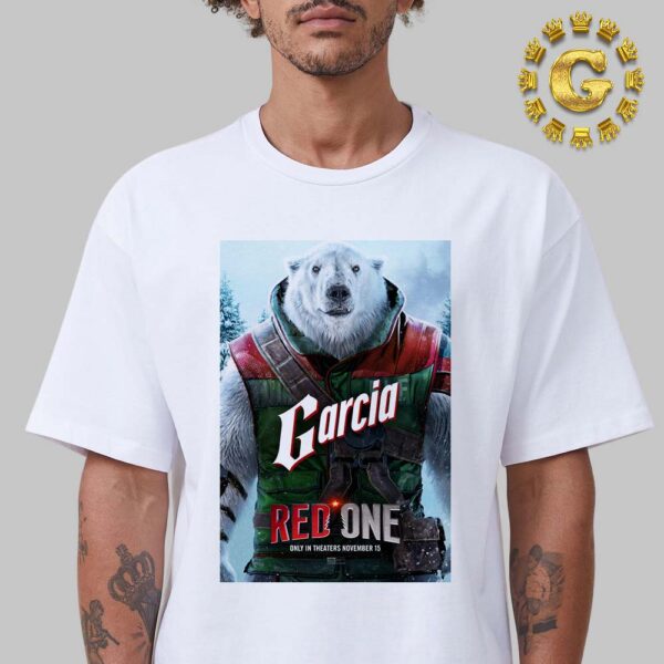 Official Poster Reinaldo Faberlle Voices Agent Garcia For Red One Only In Theaters November 15 2024 Unisex T-Shirt