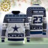 Personalized Dallas Cowboys Christmas Light Cowboys Xmas 2024 Holiday Gift Ugly Christmas Sweater