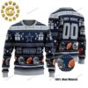 Personalized Dallas Cowboys Wreath Snowflake Dallas Cowboys Ugly Christmas Sweater Gift For Holiday