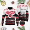 Personalized Kansas City Chiefs Custom Name Red 2024 Ugly Christmas Sweater