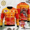 Personalized Kansas City Chiefs Custom Name Red 2024 Ugly Christmas Sweater