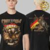 Powerwolf Wolfsnachte Tour 2024 Merch Tee At Oberhausen In Germany On October 18th 2024 Two Side Unisex T-Shirt