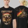 Powerwolf Wolfsnachte Tour 2024 Merch Tee At Paris In France On October 17th 2024 Two Side Unisex T-Shirt