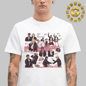 Rose And Bruno Mars Single APT Chibi Style Unisex T-Shirt