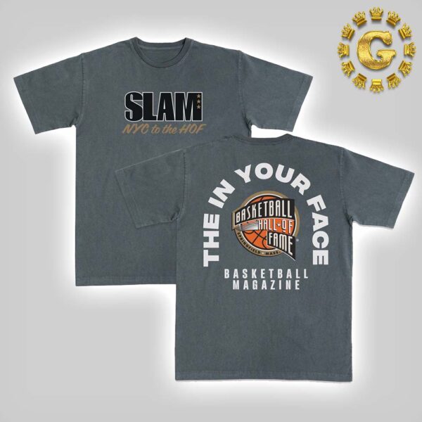 SLAM Hall Of Fame Heavy Charcoal Tee Two Side Unisex T-Shirt