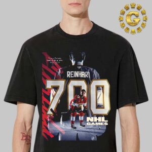 Sam Reinhart From Florida Panthers Loose For 700 Game NHL Unisex T-Shirt