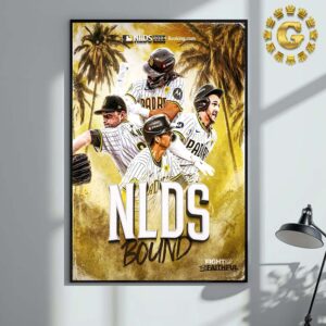 San Diego Padres MLB NLDS Bound 2024 Home Decor Poster Canvas