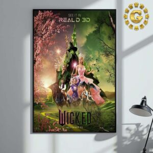 See It In Reald 3D Poster For Wicked In Theaters On November 22 Home Decor Poster Canvas