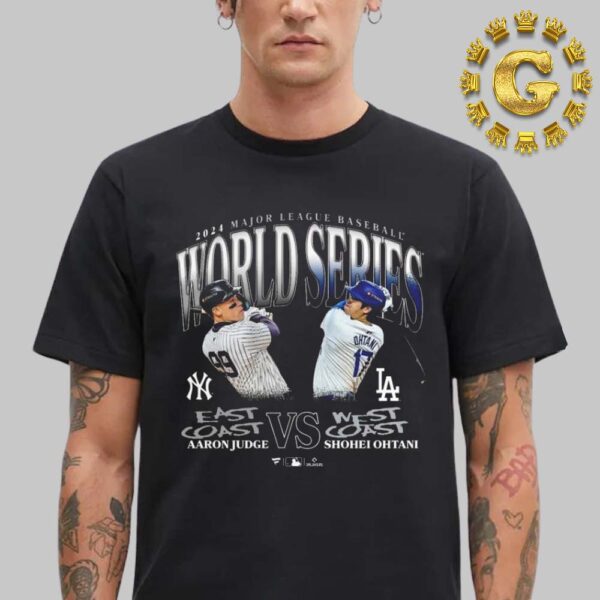 Shohei Ohtani Vs Aaro Judge In Match West Coast Vs East Coast MLB World Series 2024 Unisex T-Shirt