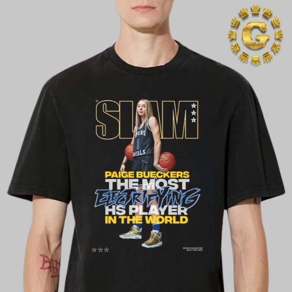 Slam 226 Cover Tee Paige Bueckers The Most Electrifying HS Player In The World Unisex T-Shirt