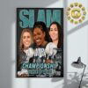 Slam 253 Gold Metal New York Liberty Champions State Of Mind WNBA 2024 Home Decor Poster Canvas