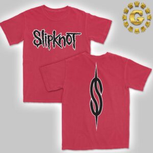 Slipknot Merch Tee Ritual S Red And Signature Logo Black Two Sides Unisex T-Shirt