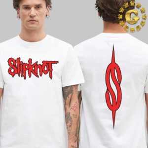 Slipknot Merch Tee Ritual S White And Signature Logo Red Two Sides Unisex T-Shirt