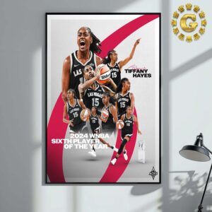 Tiffany Hayes 2024 WNBA Sixth Player Of The Year Home Decor Poster Canvas