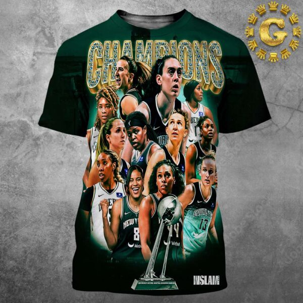 WSLAM New York Liberty Is The Champions 2024 WNBA All Over Print Shirt